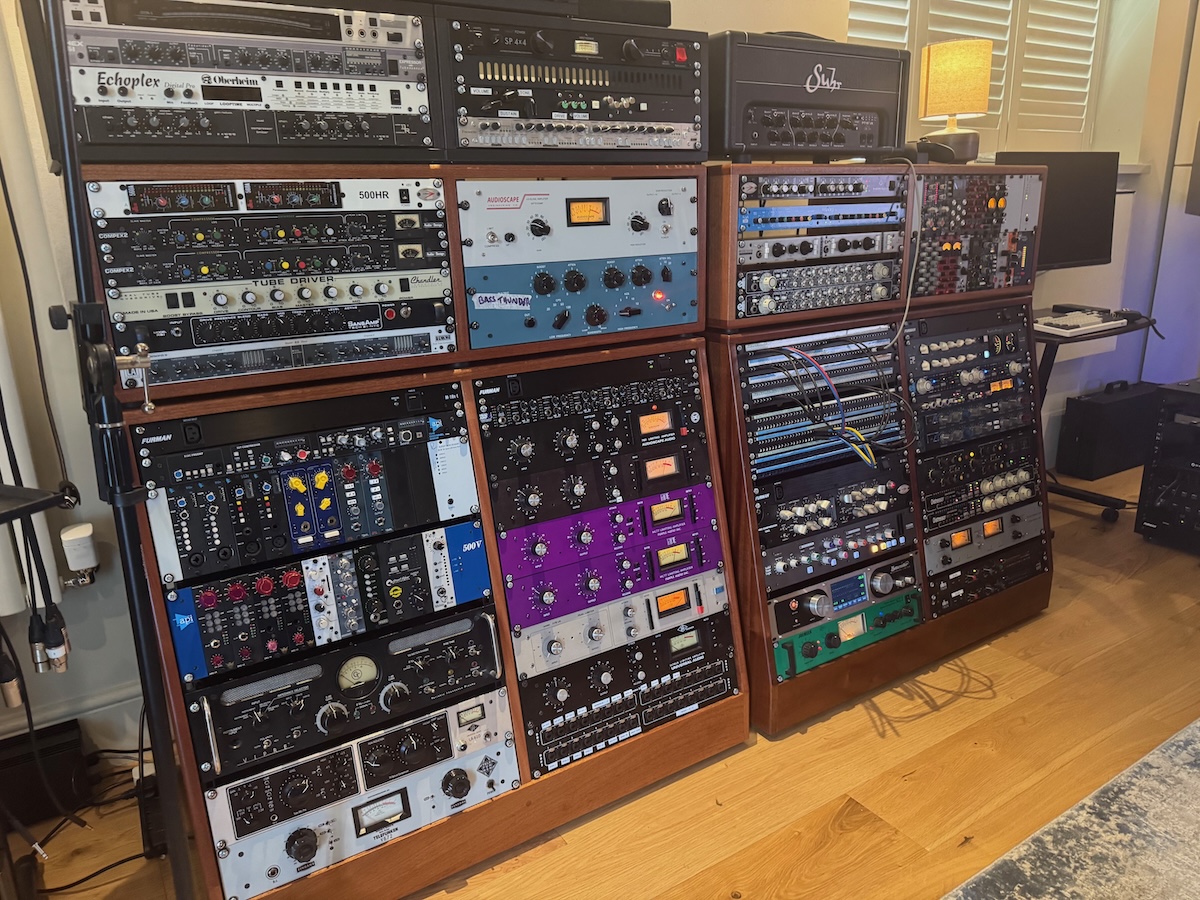 Outboard racks at Volt Per Octave