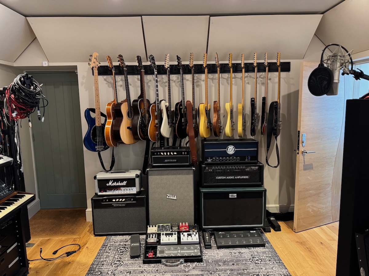 Guitars and amplifiers